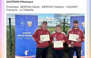 Championnat Départemental Triplettes Masculins