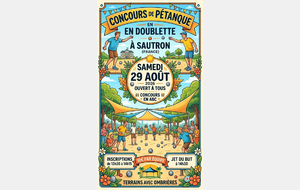 Concours en doublette ouvert à tous