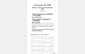 Concours Tir de précision