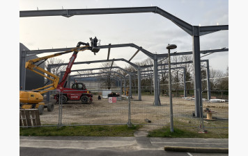 Les travaux ont bien commencé.