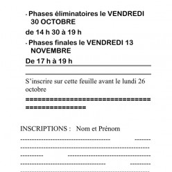 Concours Tir de précision